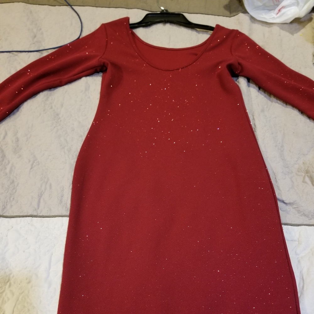 Ruby Red Sparkle Dress